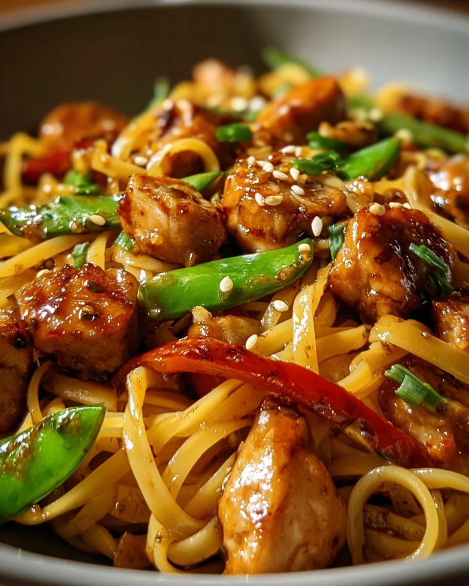 Sticky Sweet Garlic Chicken & Sausage Pasta 24 Sticky