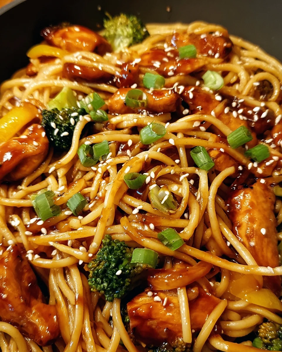 Sticky Teriyaki Honey Garlic Chicken Pasta Skillet 22 Sticky Teriyaki Honey Garlic Chicken Pasta Skillet