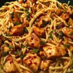 Sweet Chili Garlic Butter Chicken Pasta
