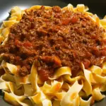 The AUTHENTIC and TRADITIONAL Bolognese Ragu with Tagliatelle