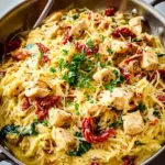 Tuscan Chicken and Spaghetti Squash