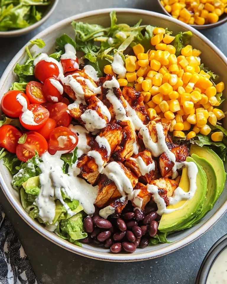 BBQ Chicken Salad