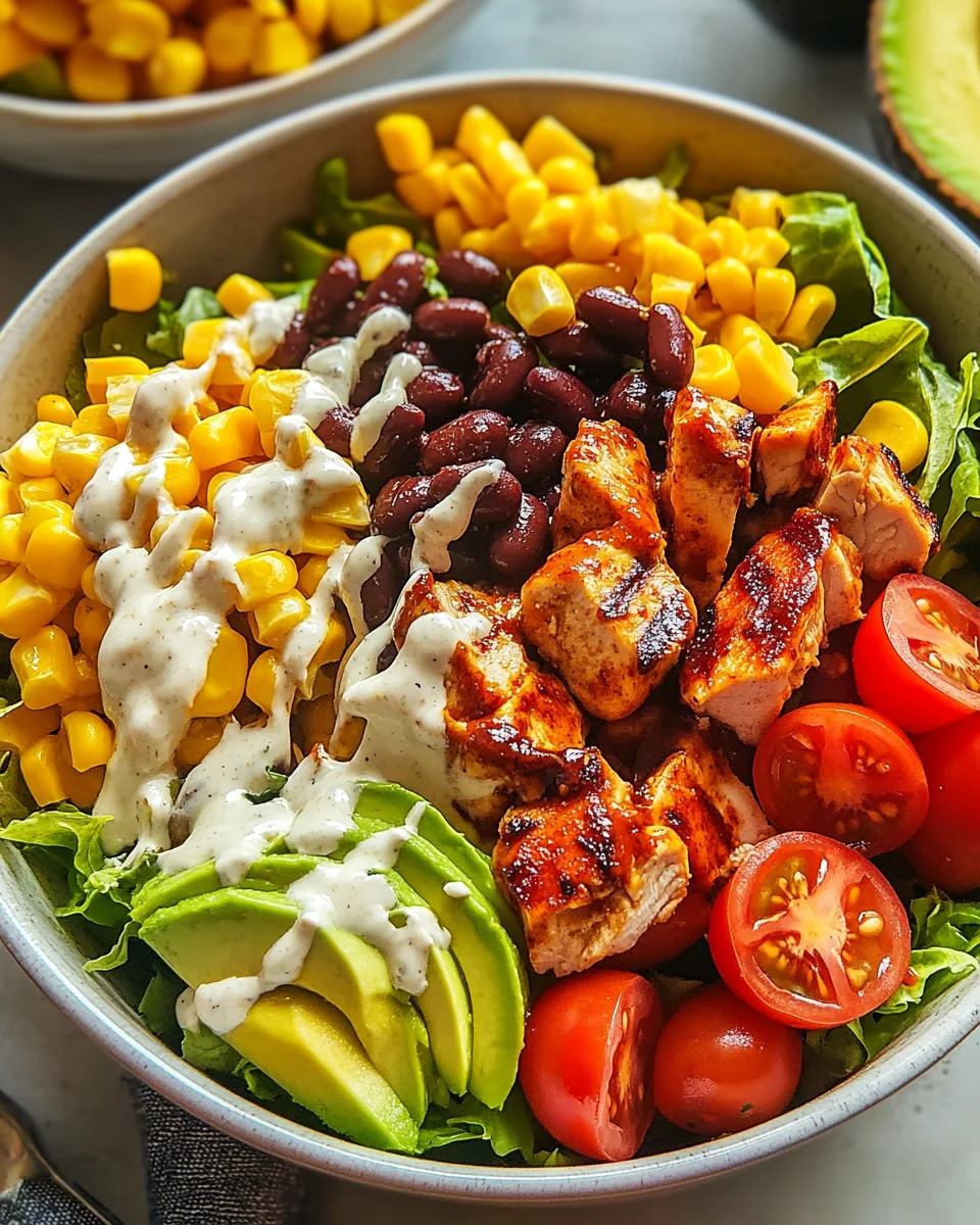 BBQ Chicken Salad 24 BBQ