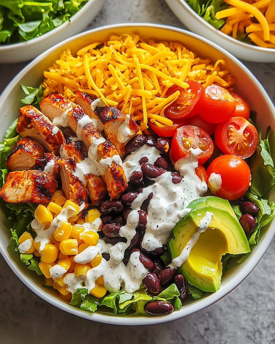 BBQ Chicken Salad 25 BBQ