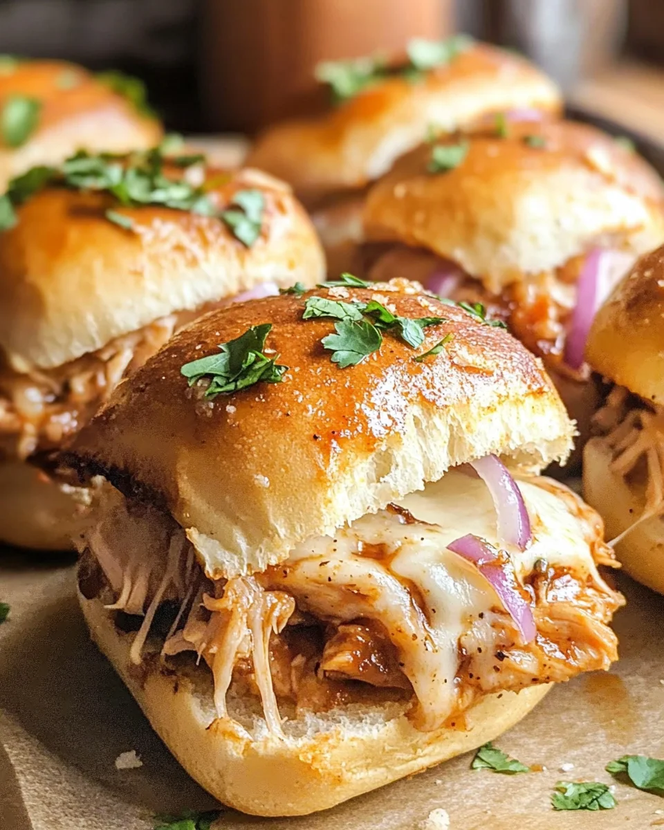 BBQ Chicken Sliders