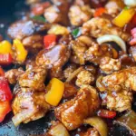 Bourbon Chicken on the Griddle