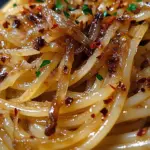 Caramelized Onion Pasta with Chili Oil