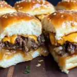 Cheeseburger Sliders with Hawaiian Rolls