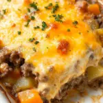 Cheesy Ground Beef and Potato Casserole