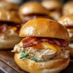 Chicken Bacon Ranch Sliders