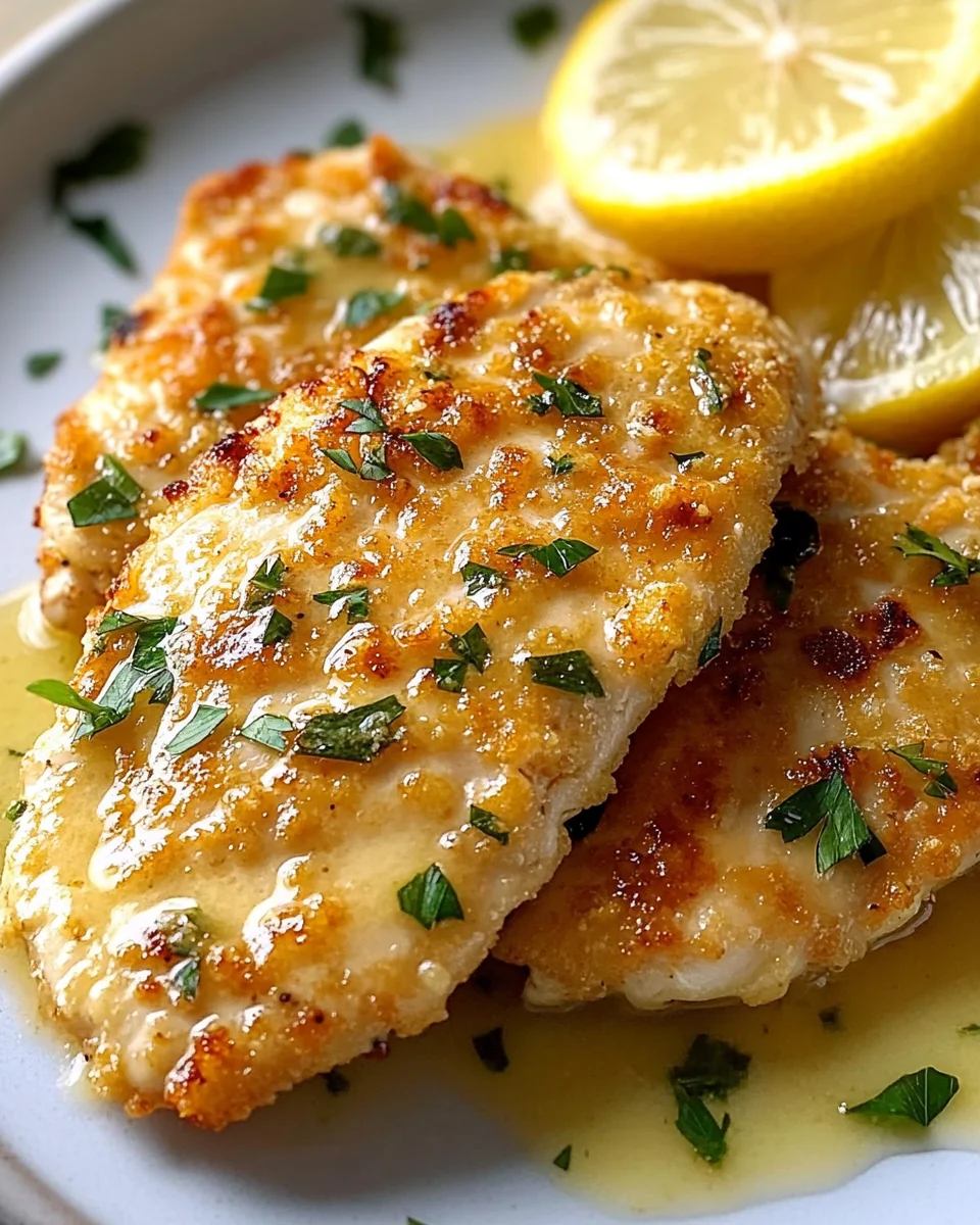 Chicken Piccata with Lemon Sauce