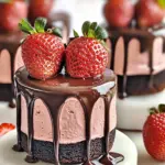 Chocolate-Covered Strawberry Mini Cakes