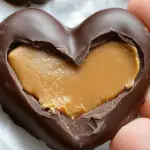 Chocolate Peanut Butter Valentine’s Heart