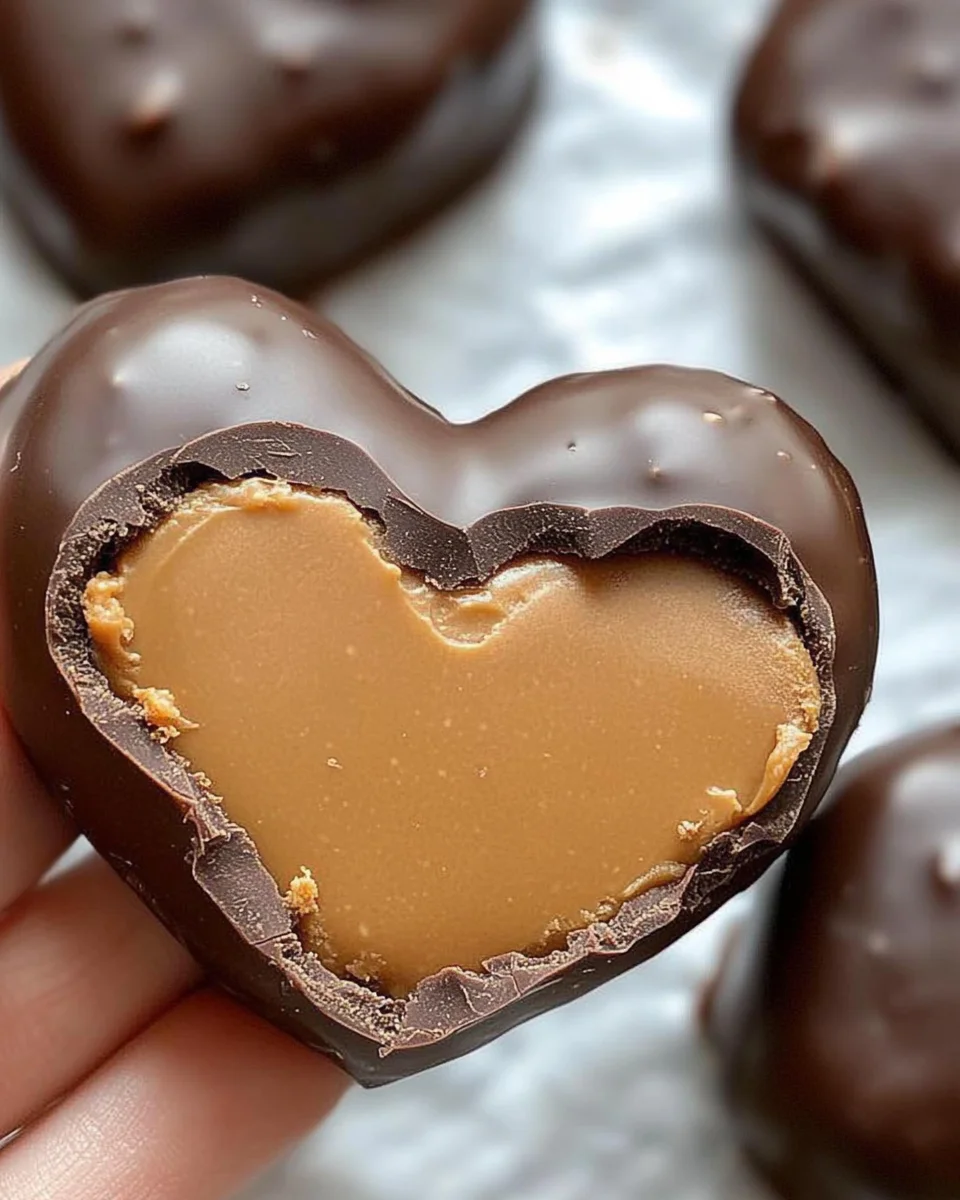 Chocolate Peanut Butter Valentine’s Heart 23 Chocolate