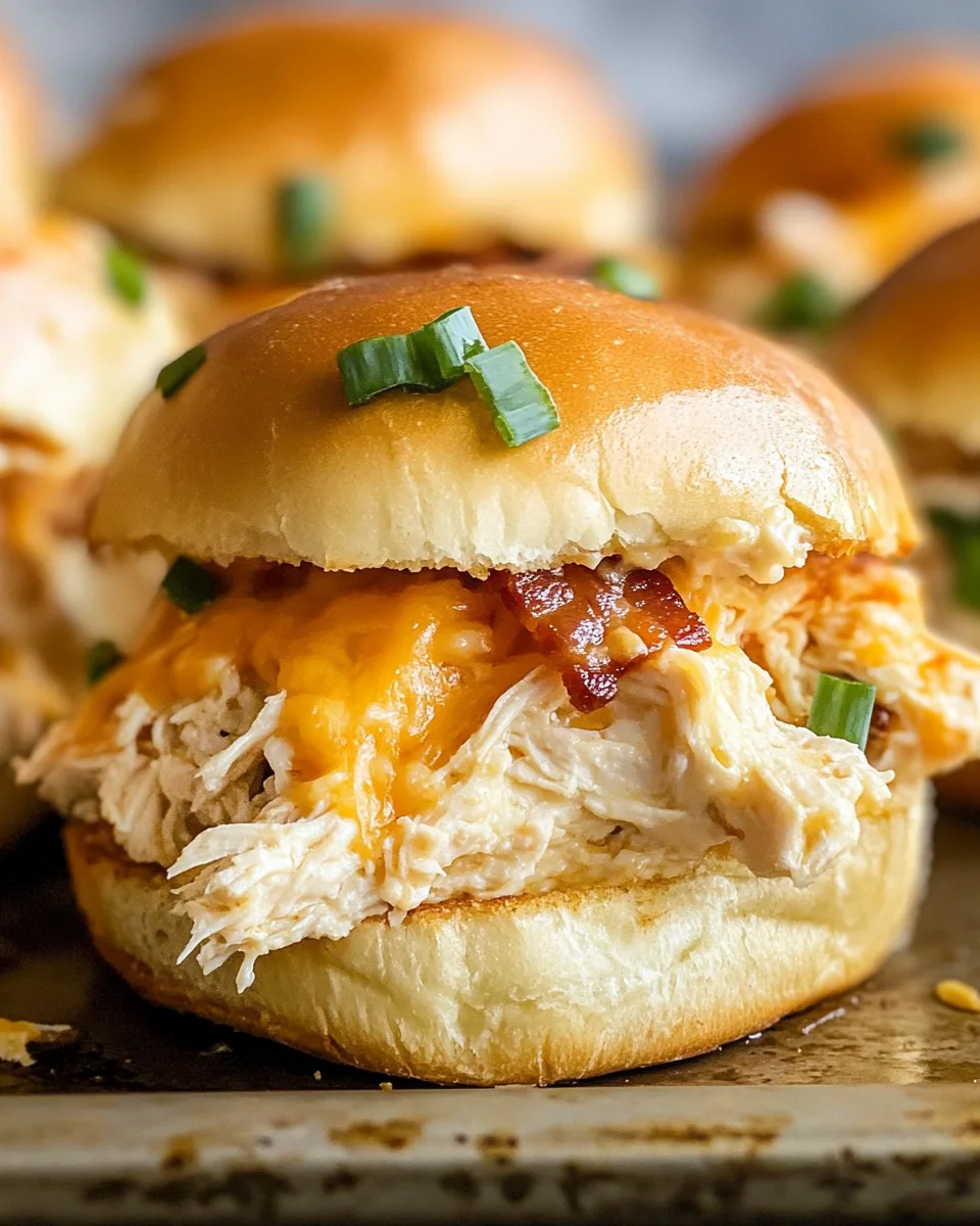 Crack Chicken Sliders