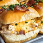 Crack Chicken Sliders on Hawaiian Rolls