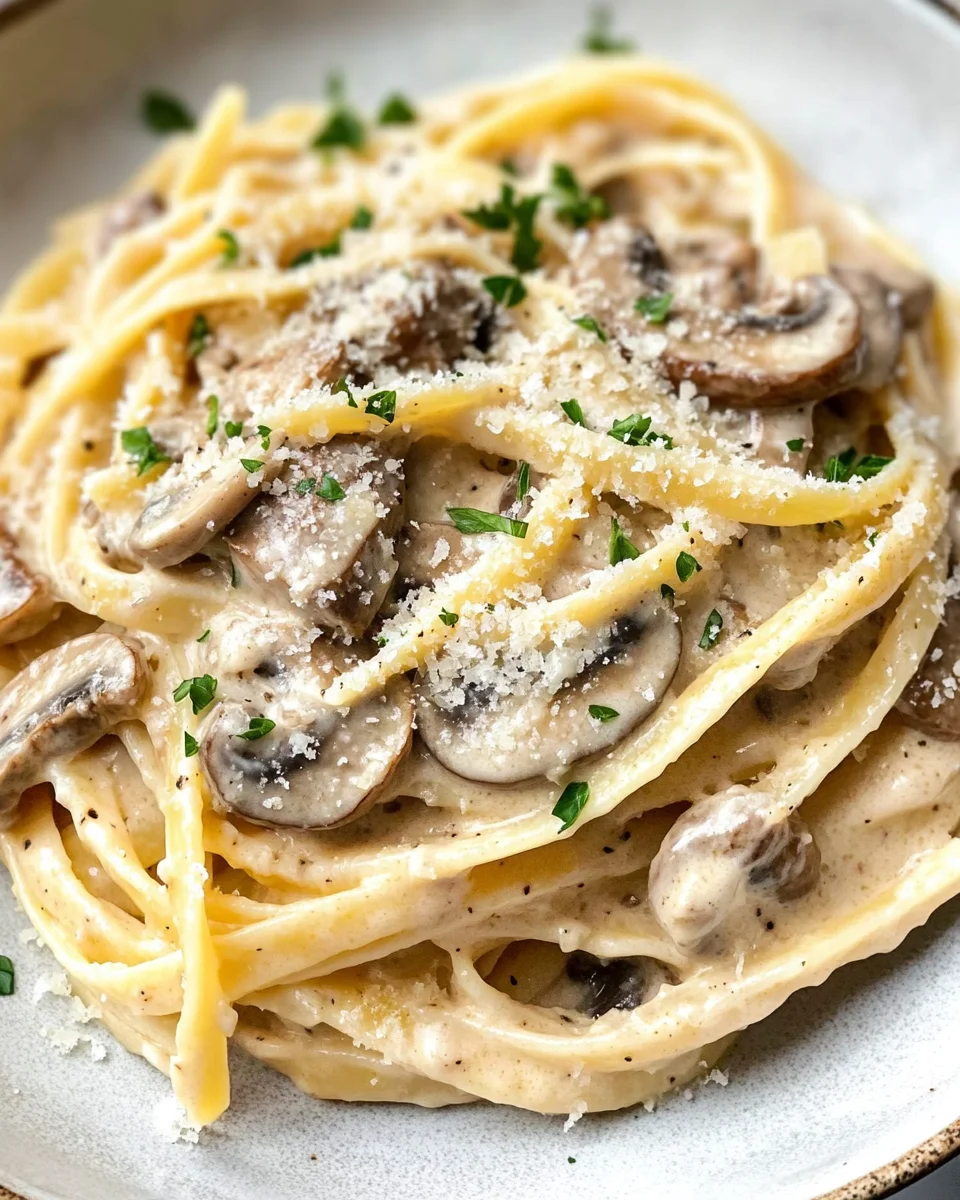 Creamy Mushroom Pasta