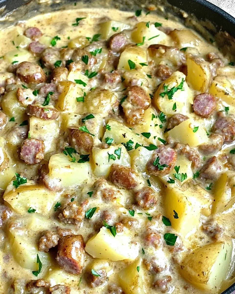 Creamy Sausage and Potatoes 22 Creamy