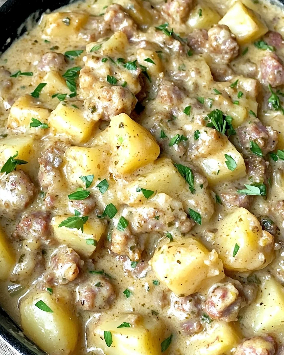 Creamy Sausage and Potatoes 23 Creamy