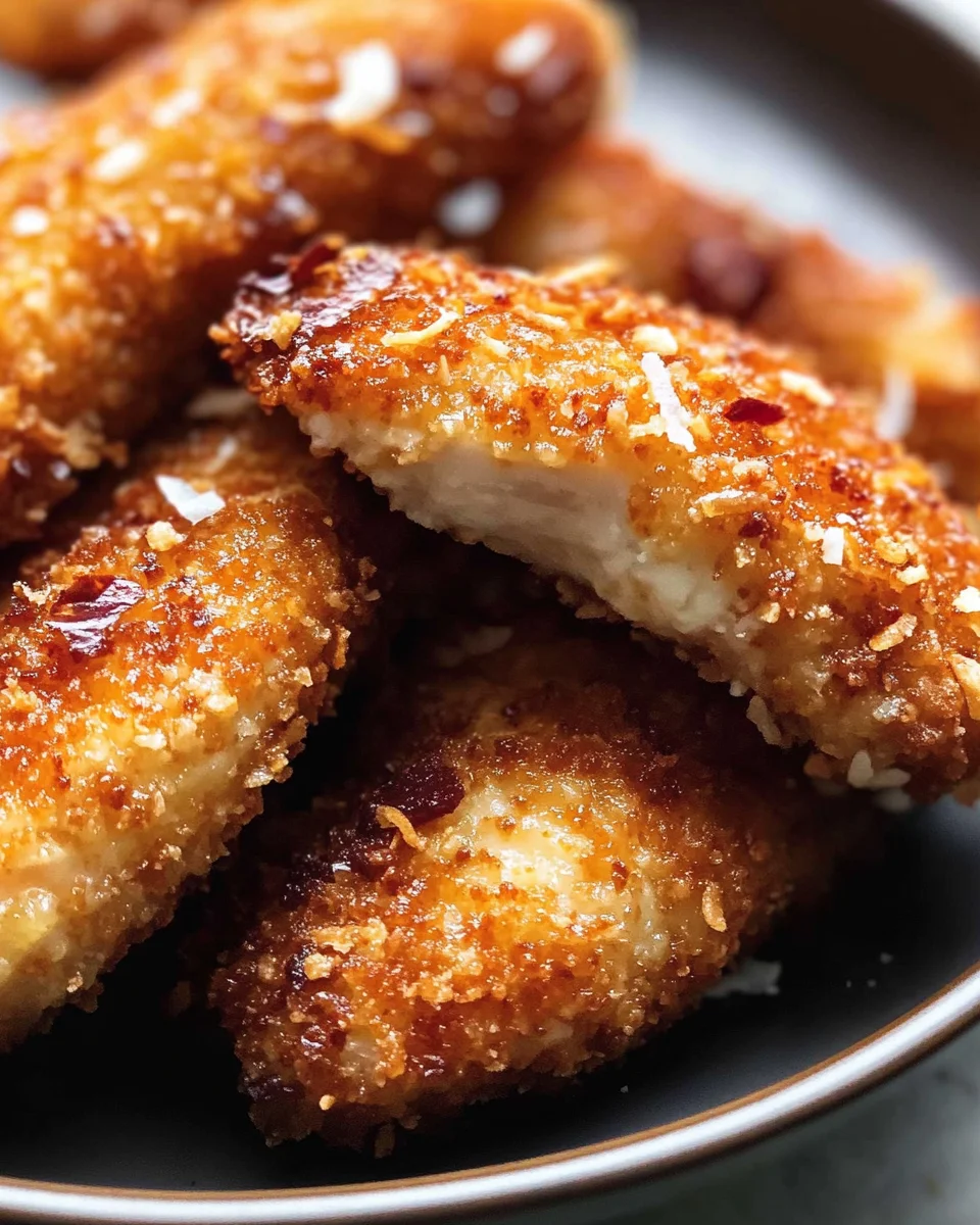 Crispy Coconut Chicken Tenders