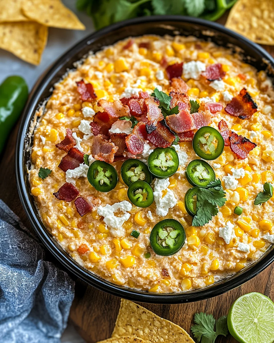 Crockpot Jalapeno Corn Dip