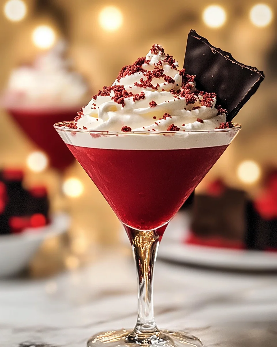 Decadent Red Velvet Martini Recipe for Your Next Celebration