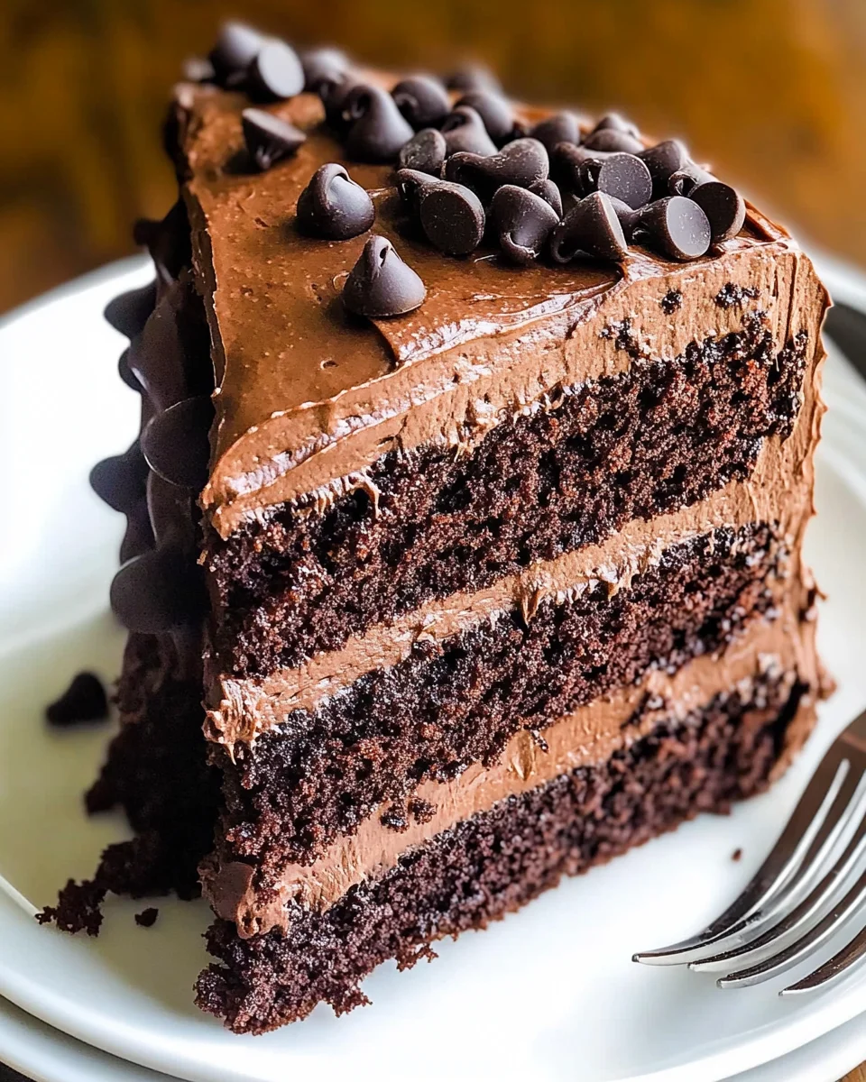Deliciously Moist Chocolate Layer Cake
