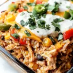 Easy Chicken Burrito Casserole