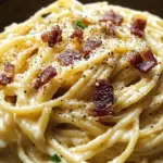 Easy Creamy Carbonara Pasta