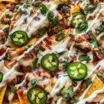Easy Sheet Pan BBQ Chicken Nachos