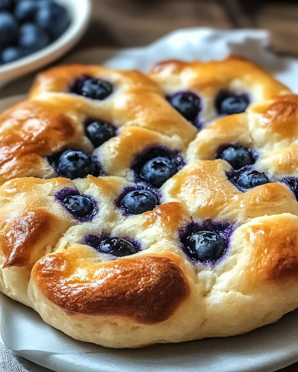Fluffy Cottage Cheese Blueberry Cloud Bread 21 Fluffy
