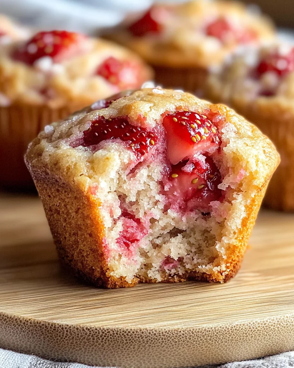 Fresh Strawberry Muffins