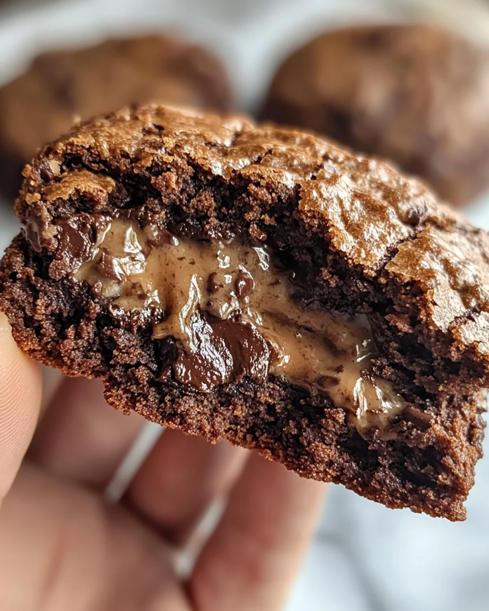 Fudgy Chewy Browkies (Brookies)