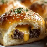 Garlic Parmesan Cheeseburger Bombs Recipe