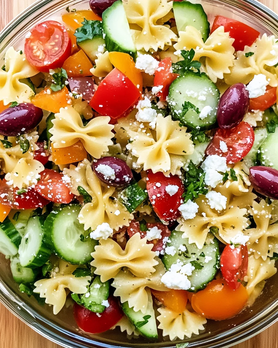 Greek Pasta Salad Recipe 32 Greek