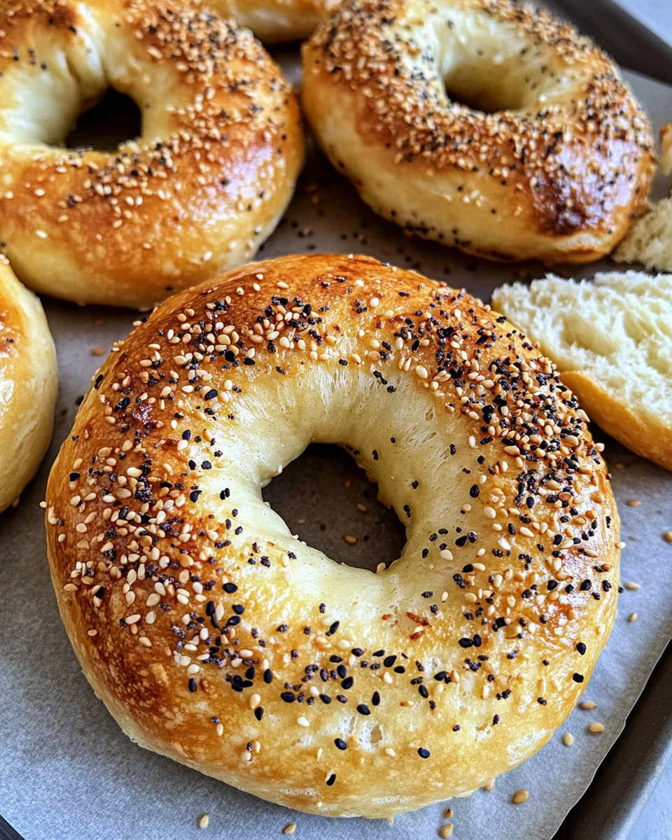 Greek Yogurt Bagels (4 Ingredients)