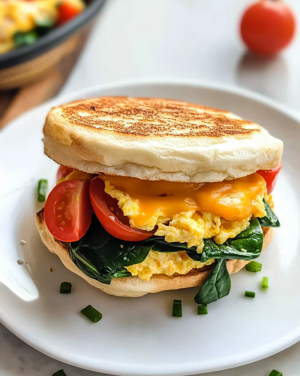 Healthy Breakfast Sandwich (A make-ahead recipe)
