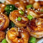 High-Protein Honey Garlic Shrimp