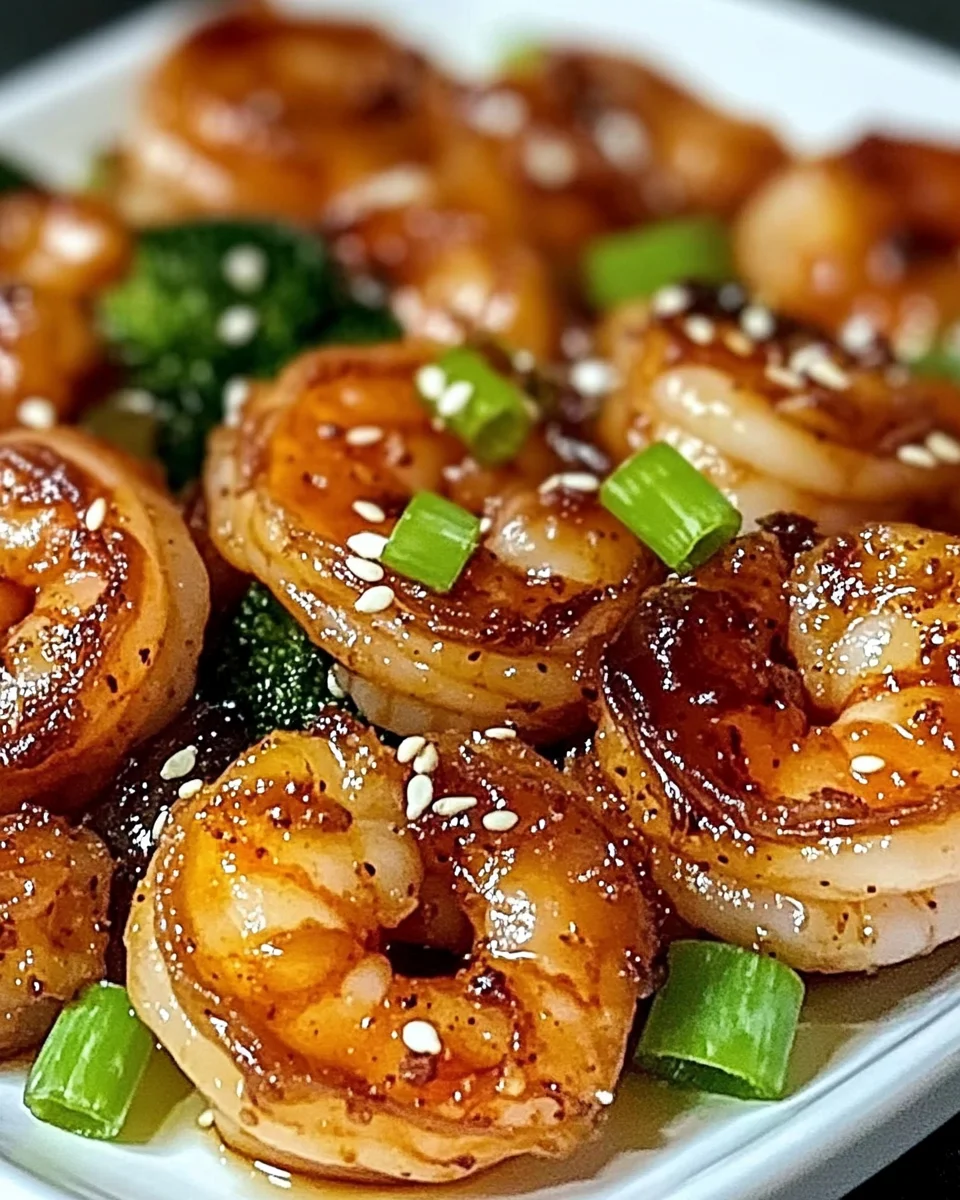 High-Protein Honey Garlic Shrimp