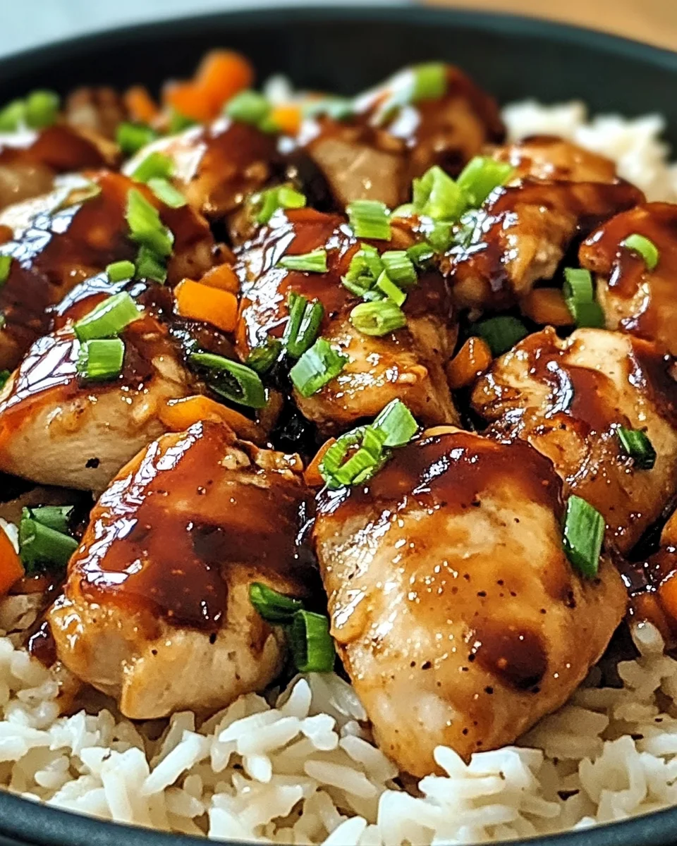 Honey BBQ Chicken Rice 22 Honey