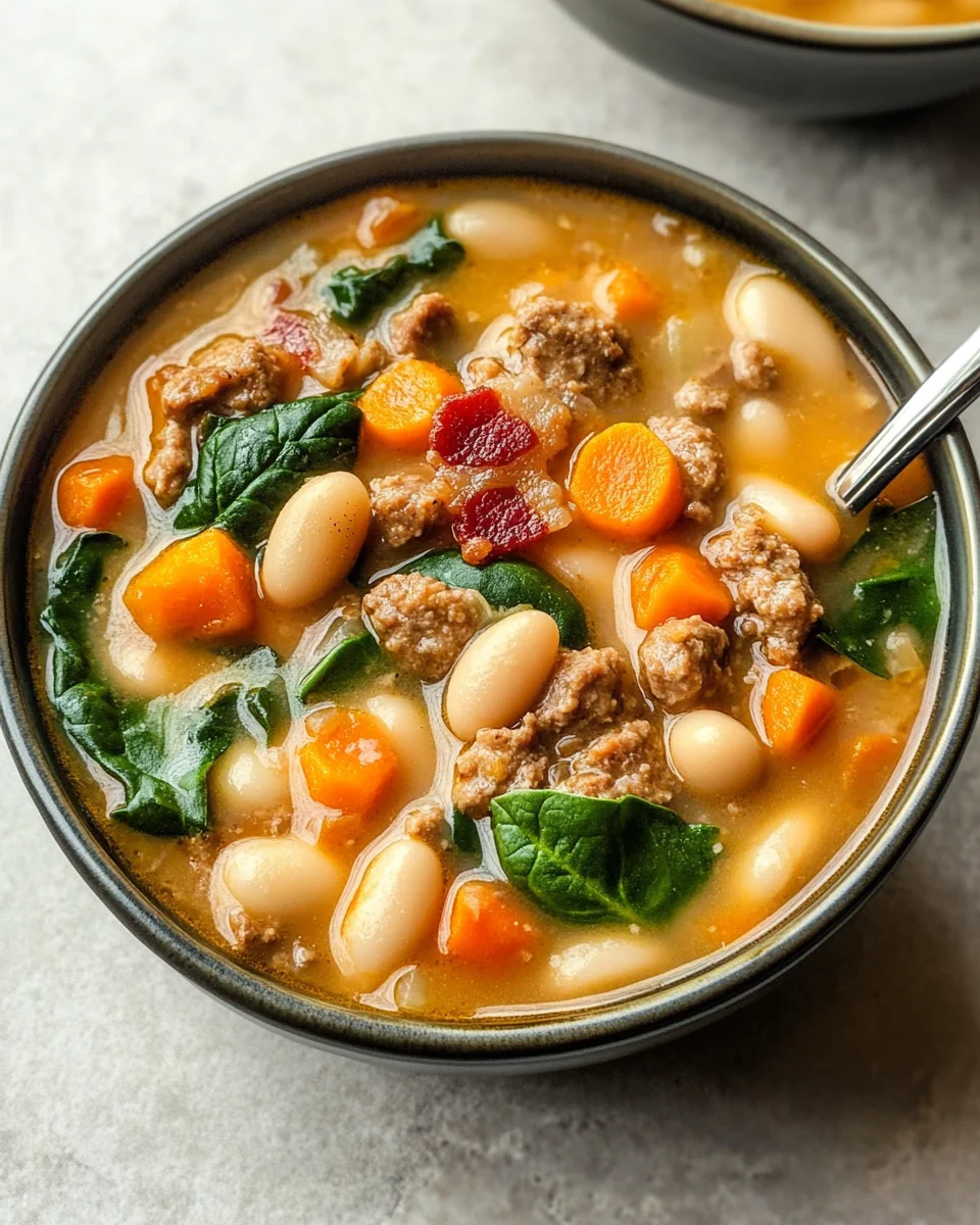 Italian Sausage White Bean Soup