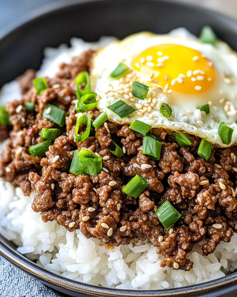 Korean Ground Beef Bowl (25-Minutes) 18 Korean