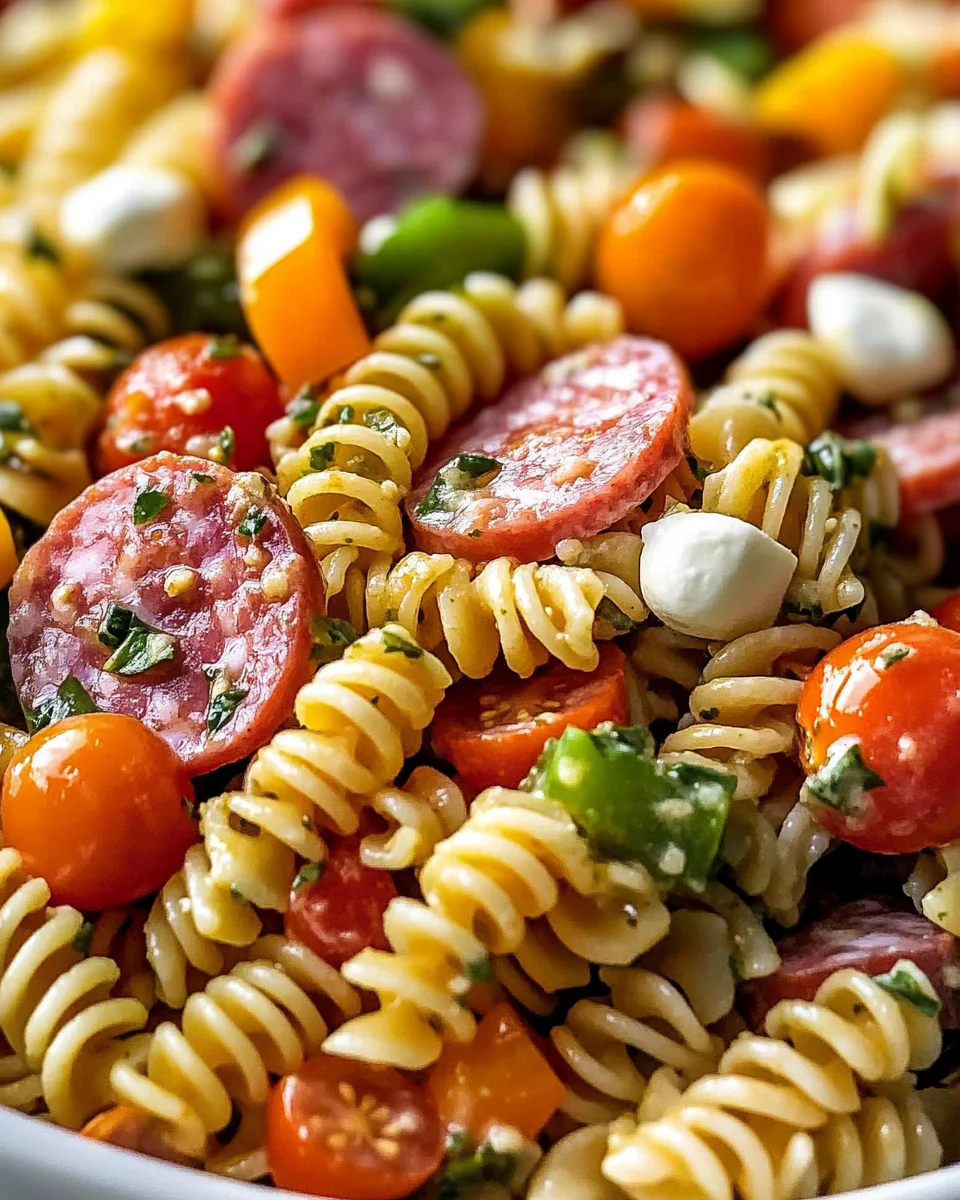 Quick Italian Pasta Salad (with 1 Secret Ingredient)