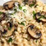 Risotto Mushrooms Italian Dish