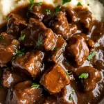 Slow Cooker Beef Tips and Gravy