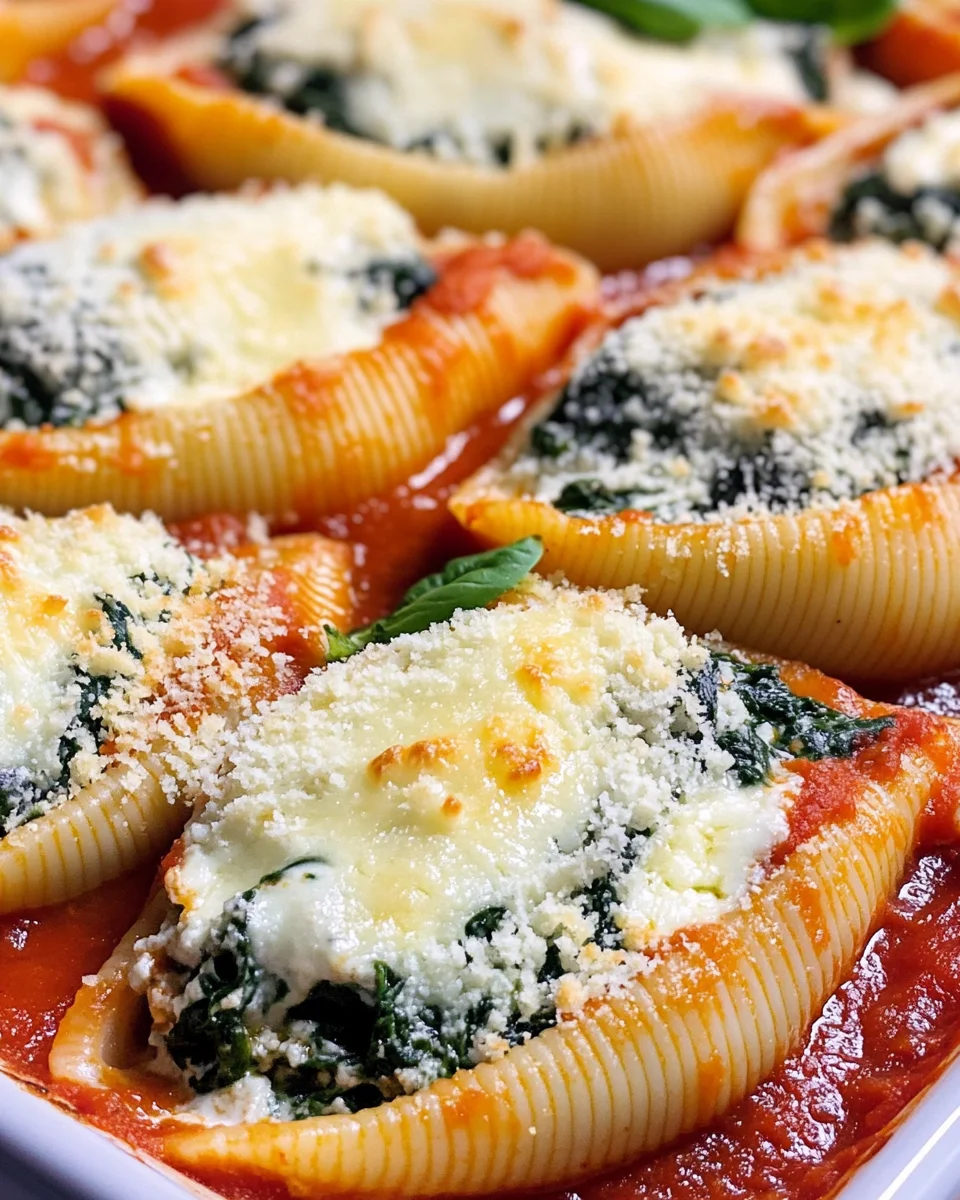 Spinach and Ricotta Stuffed Shells Recipe 24 Spinach