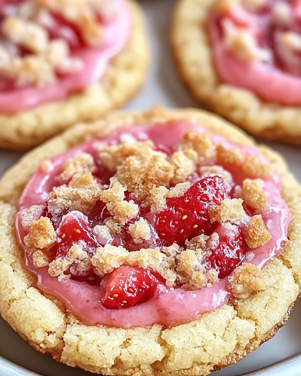 Strawberry Crunch Cookies