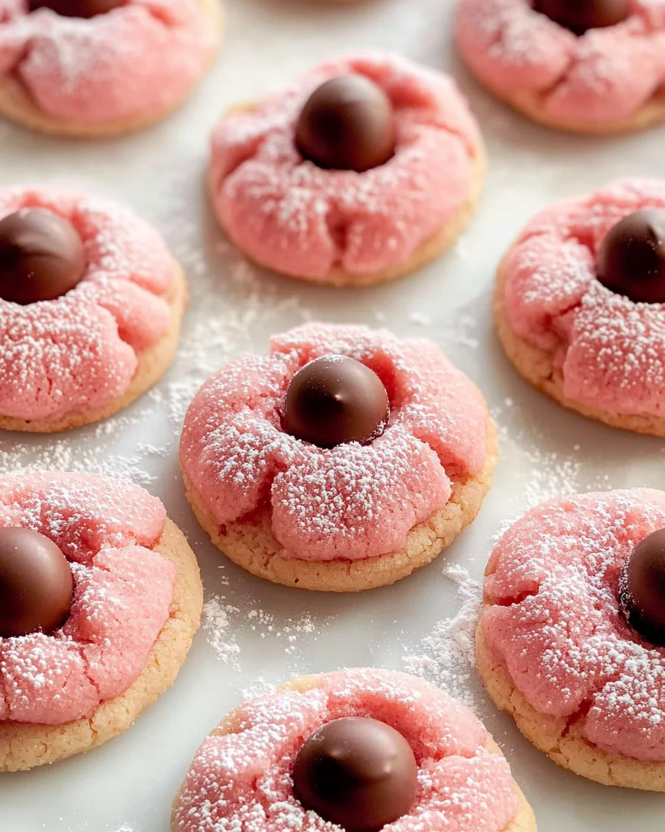 Strawberry Kiss Cookies Recipe