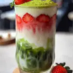 Strawberry Matcha Latte