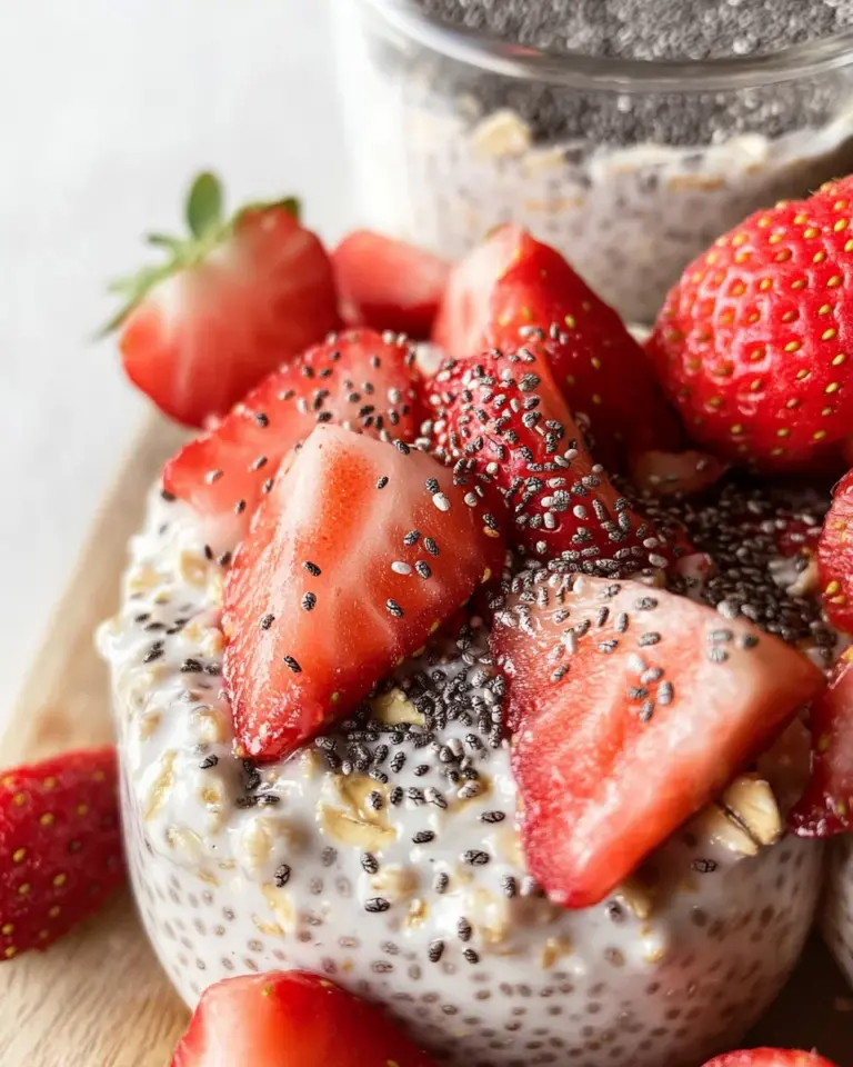 Strawberry Overnight Oats